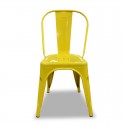 Fabio Chair Yellow Finish