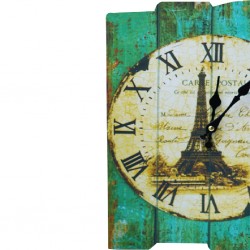 Vintage Eiffel Clock 40x30cm B18-B21