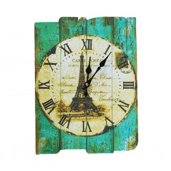 Vintage Eiffel Clock 40x30cm B18-B21