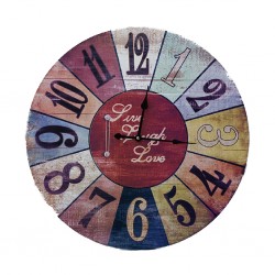 Colour Wheel Clock 55x55cm B1-B15