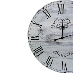 Vintage White Clock 55x55cm B1-B15