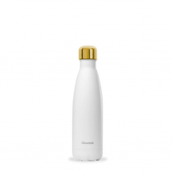 Qwetch QD3370 Matt White Gold 500ml S/S Water "O"
