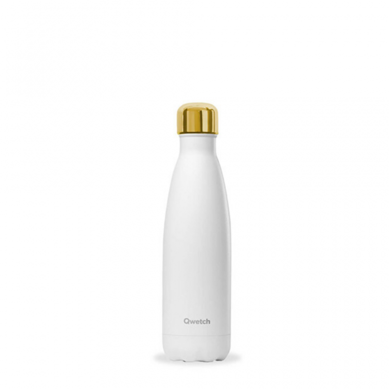 Qwetch QD3370 Matt White Gold 500ml S/S Water "O" Qwetch QD3370 Matt White Gold 500ml S/S Water "O"