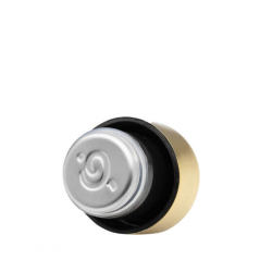 Qwetch QD3370 Matt White Gold 500ml S/S Water "O"