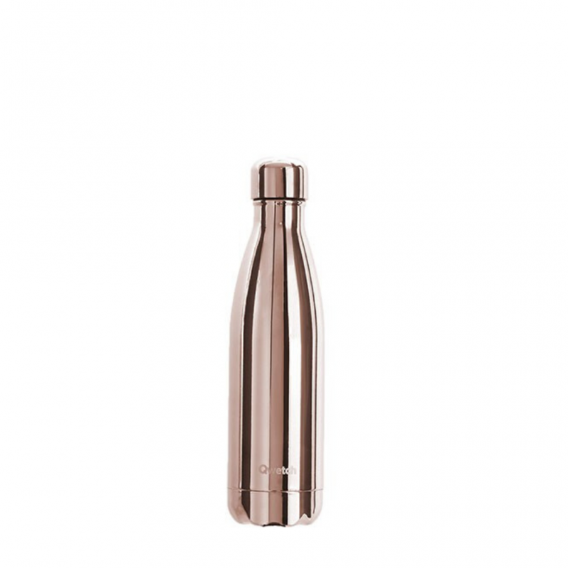 Qwetch QD3083 RoseGold Metallic 500ml S/S Water"O"
