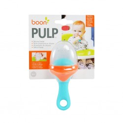 Tomy Boon Pulp Silicone Feeder - Teal/Orange