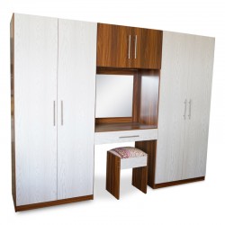 Arden Wardrobe 4 Doors + Dressing Table