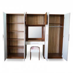 Arden Wardrobe 4 Doors + Dressing Table