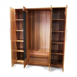 Flox Wardrobe 4 Doors With 2 Mirrors