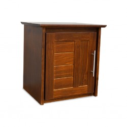 Night Table Pine Dark Oak