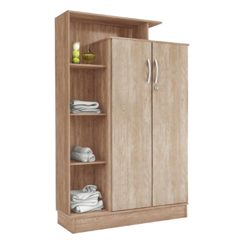 Elite 2 Doors Wardrobe Walnut/Vanilla Elite 2 Doors Wardrobe Walnut/Vanilla
