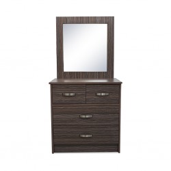 Swan Chest of Drawer+Mirror Zebra MDF