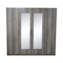 Proper Wardrobe 4 Doors Melamine MDF