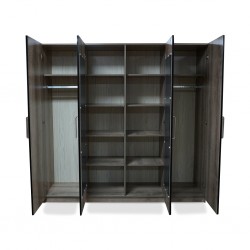 Proper Wardrobe 4 Doors Melamine MDF