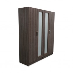 Swan 4 Dr Wardrobe Zebra MDF