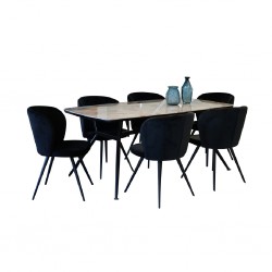 Pluto Table and 6 Chairs