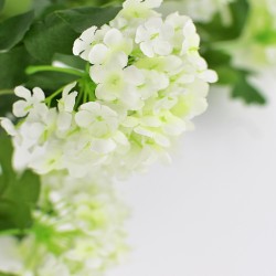 Flower 84 cm white