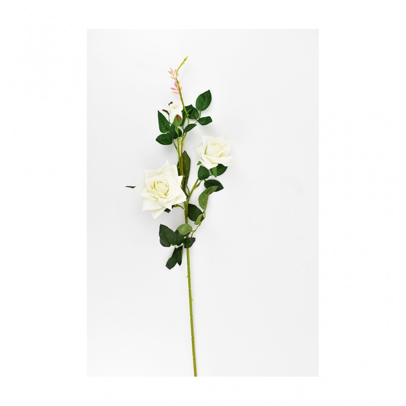 Flower 77 cm white