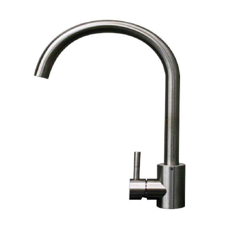 Diplomat Mixer Tap Curved Style Mate Silver Kitchen Mixer 6001-1 Diplomat Mixer Tap Curved Style Mate Silver Kitchen Mixer 6001-1
