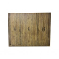 Cardiff Wardrobe 6 Doors PB Greyish Brown
