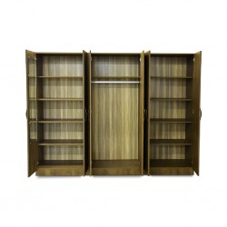 Cardiff Wardrobe 6 Doors PB Greyish Brown