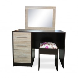 Odero Dressing Table With Pouff Melamine