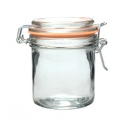 Zibo Hermetic HM-2009 250ml Glass Storage Jar "O"