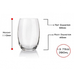 Ocean C18414 390ml 6pcs Set Madison HiBall Glass O
