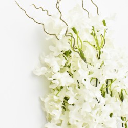 Flower 85 cm white