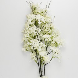 Flower 85 cm white