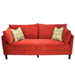 Jaguar 3 Seater Oakley Tomato (FG) Fabric