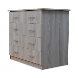 Emilia Chest of Drawers Grey MDF