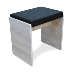 Emilia Pouf MDF Grey