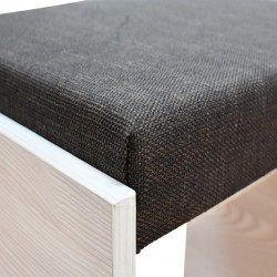 Emilia Pouf MDF Grey