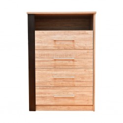 Flavi Chest of Drawers MDF White Oak