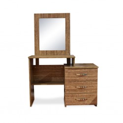 Vanitio Dressing table Brown Wood MDF