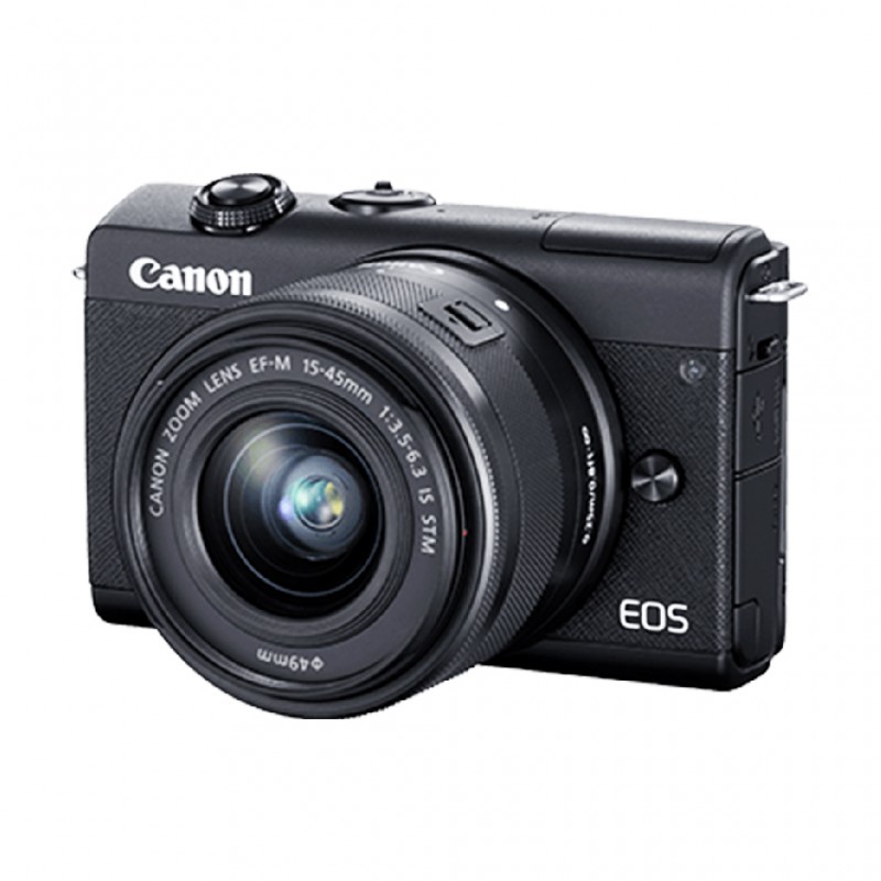 Canon EOS M200 BK M15-45S + M55-200 Canon EOS M200 BK M15-45S + M55-200