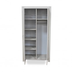 Scoop Wardrobe 2 doors Melamine wash oak