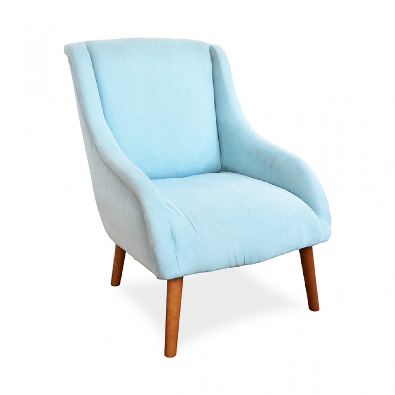 Castellina Accent Chair Turquoise Fabric