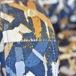 Penington Accent Chair in Fabric Spash Indigo
