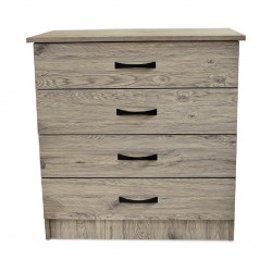 Preston 4 Dr Drawer Chest Sand Ash Plywood