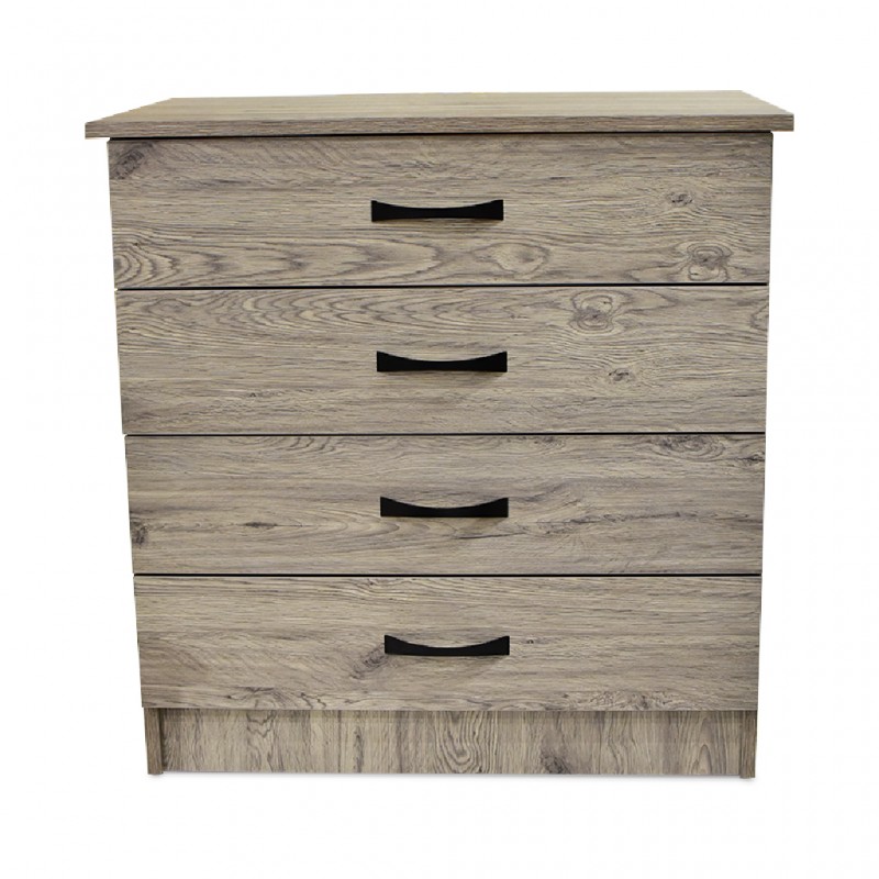 Preston 4 Dr Drawer Chest Sand Ash Plywood