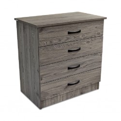 Preston 4 Dr Drawer Chest Sand Ash Plywood