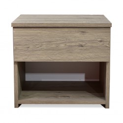 Preston Bedside 1 Drawer Sand Ash Plywood