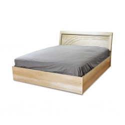 Magnum Bed 150x190 cm Tropical Ash MDF