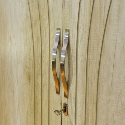 Magnum Wardrobe 5 Doors Tropical Ash MDF