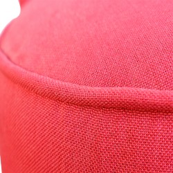 Modena Accent Chair Red Fabric