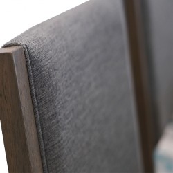 Silver Table and 6 Chairs White Wash Choco