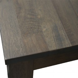 Silver Table and 6 Chairs White Wash Choco