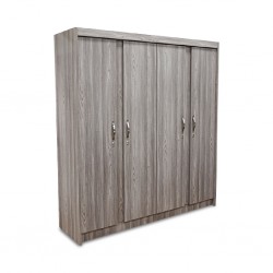 Colton Wardrobe 4 Doors MDF Arom